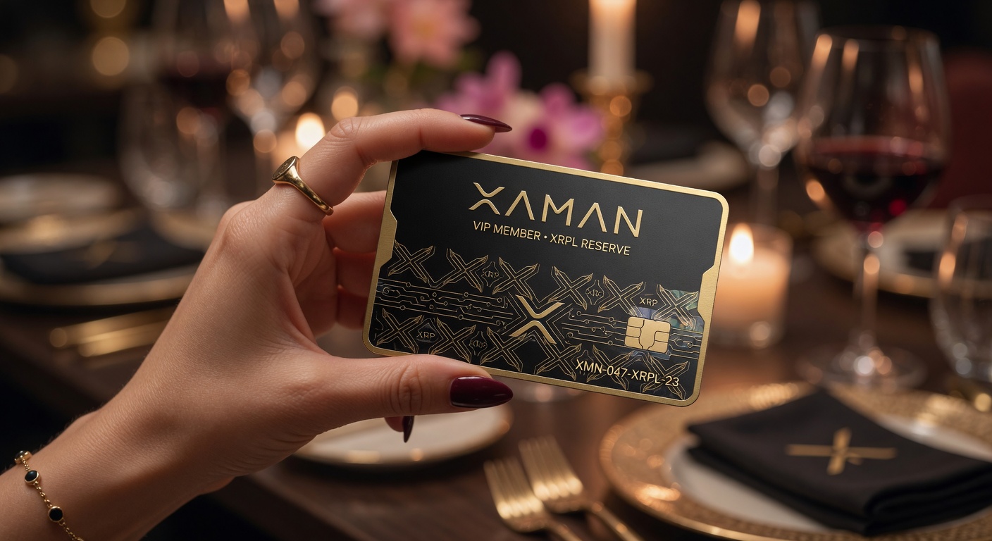 Luxury Xaman physical membership NFC card